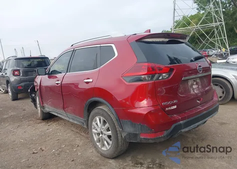 2018 Nissan Rogue Sv z USA, uszkodzony, nr VIN 5N1AT2MT4JC704418
